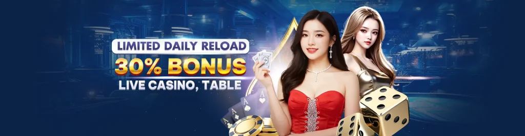 Panalobet Daily Reloads on Live Casino