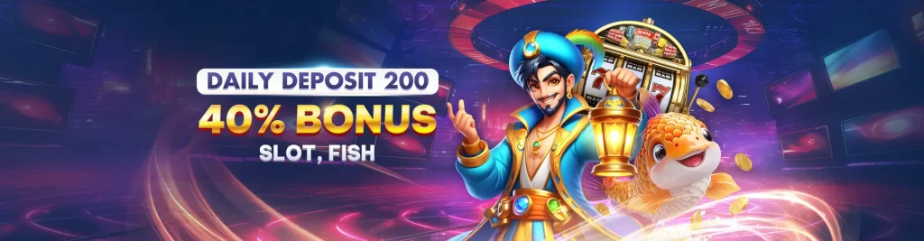 Panalobet 40% Bonus on Slot and Fish games