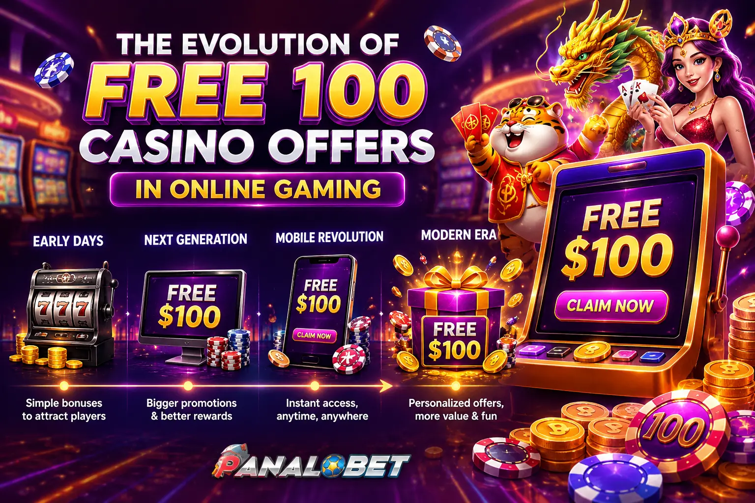 free 100 casino