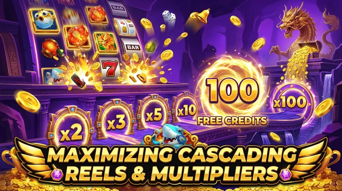 Maximizing Cascading Reels and Multipliers with Free 100 Bonus Credits